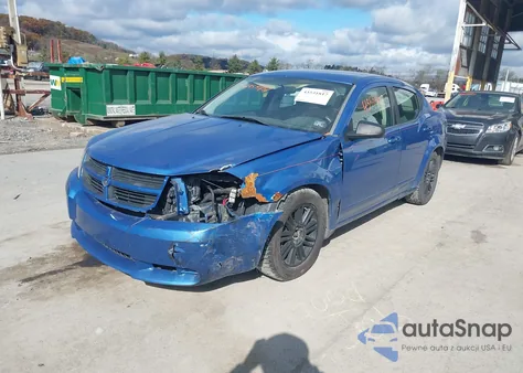 2008 Dodge Avenger Se from USA, damaged, VIN 1B3LC46K28N249033